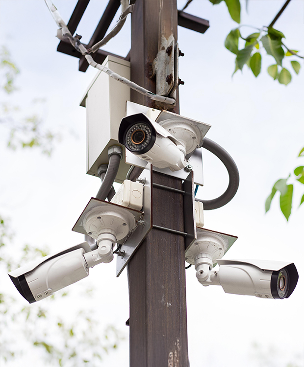 Public Areas Surveillance Camera Installation